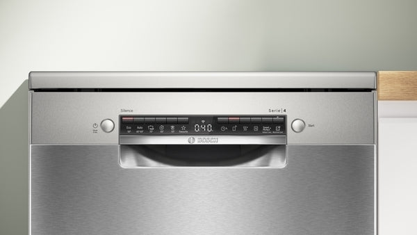 Bosch SMS4HVI14E Serie 4 astianpesukone, harjattu teräs, anti fingerprint