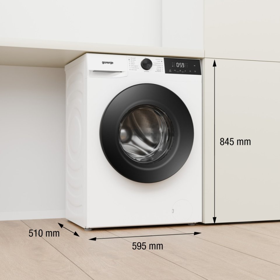 Gorenje WDG2P854A3D2 kuivaava pesukone, valkoinen