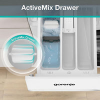 Gorenje WDG2P854A3D2 kuivaava pesukone, valkoinen
