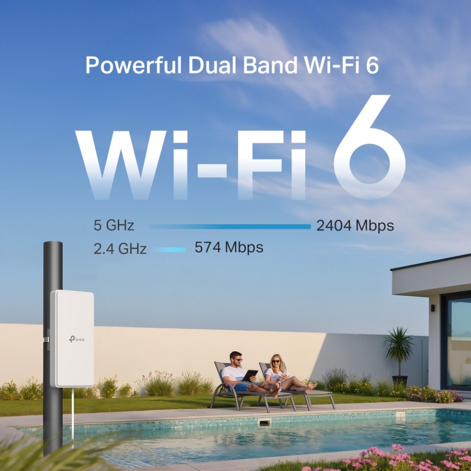 TP-LINK Archer NX500-Outdoor 5G-modeemi ja Wi-Fi 6 -reititin