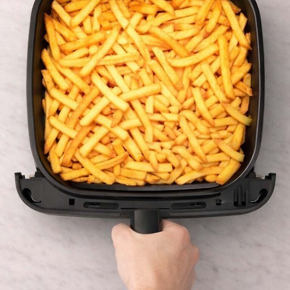 OBH Nordica Easy Fry Mega 7,5 L -airfryer, beige – kuva 8