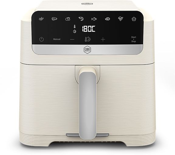 OBH Nordica Easy Fry Mega 7,5 L -airfryer, beige – kuva 17