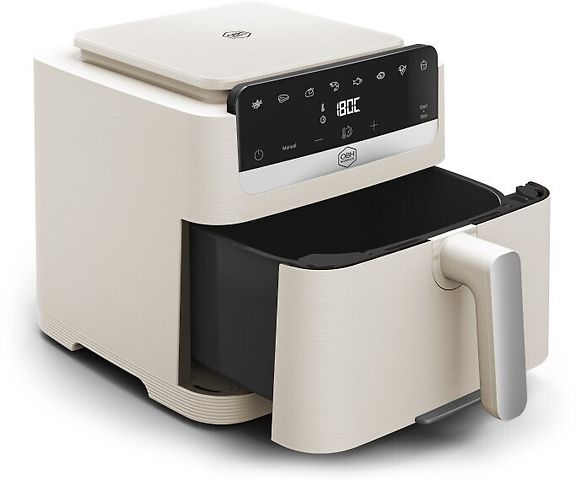 OBH Nordica Easy Fry Mega 7,5 L -airfryer, beige – kuva 2