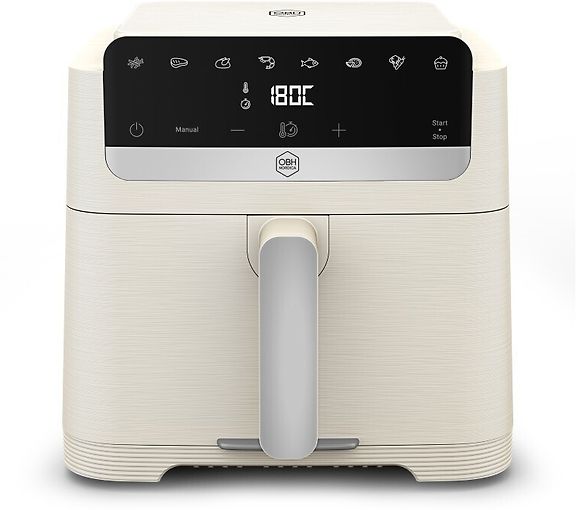 OBH Nordica Easy Fry Mega 7,5 L -airfryer, beige – kuva 1