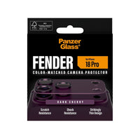 PanzerGlass Fender Dark Cherry kameralinssinsuoja, iPhone 18 Pro – kuva 3