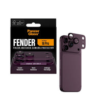 PanzerGlass Fender Dark Cherry kameralinssinsuoja, iPhone 18 Pro – kuva 5