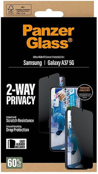 PanzerGlass 2-Way Privacy Ultra-Wide Fit panssarilasi, Samsung Galaxy A37 5G – kuva 2