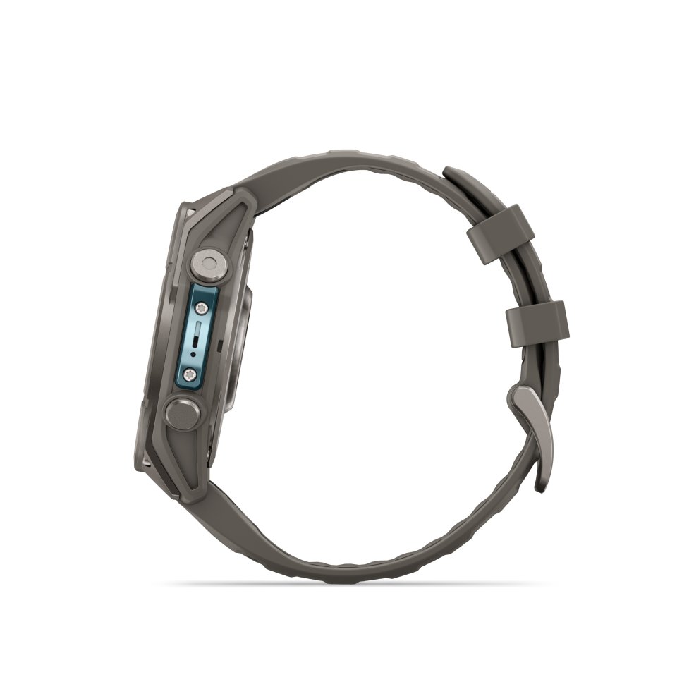 Garmin fenix 9 urheilukello, 47 mm, titaani ja Pebble Gray silikoniranneke