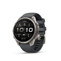 Garmin fenix 9 Pro urheilukello, 47 mm, titaani ja Graphite/Black silikoniranneke