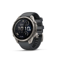Garmin fenix 9 Pro inReach urheilukello, 47 mm, titaani ja Graphite/Black silikoniranneke