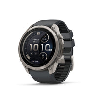 Garmin fenix 9 Pro inReach urheilukello, 51 mm, titaani ja Graphite/Black silikoniranneke