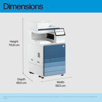 HP Color LJ Enterprise MFP 8801dn värilasermonitoimitulostin