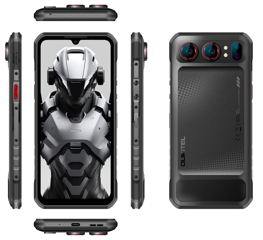 Oukitel WP68 Air 5G puhelin, 512/12 Gt, musta