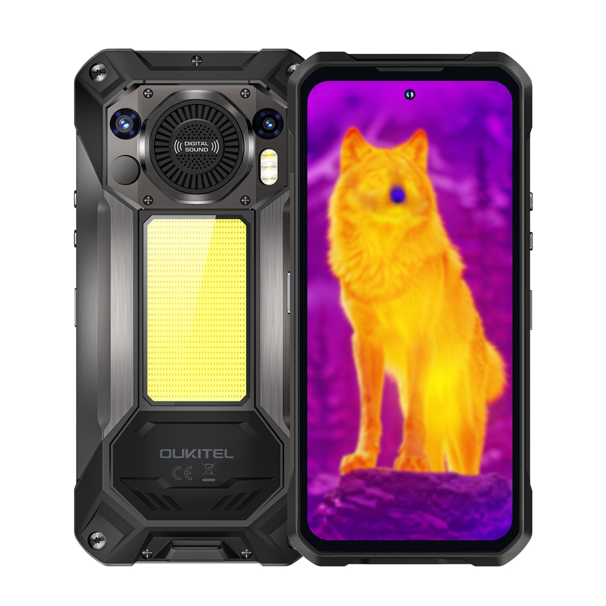Oukitel WP61 Ultra Thermal 5G puhelin, 512/12 Gt, musta