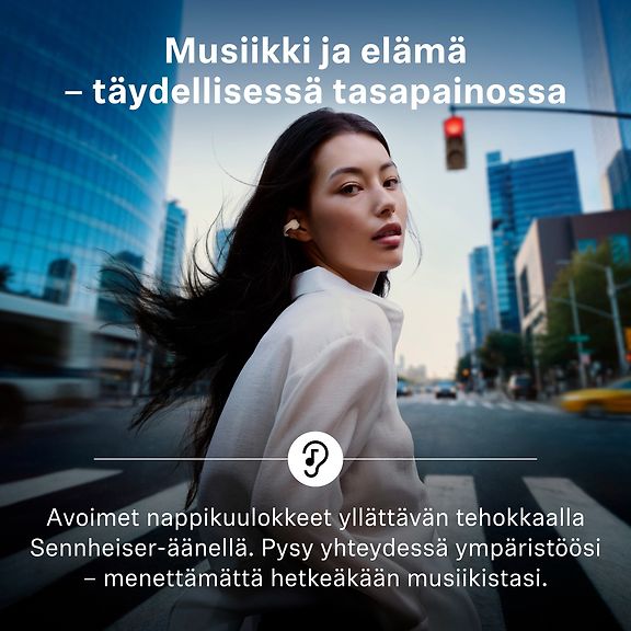 Sennheiser Accentum Clip langattomat kuulokkeet, musta – kuva 2