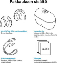 Sennheiser Accentum Clip langattomat kuulokkeet, musta – kuva 8
