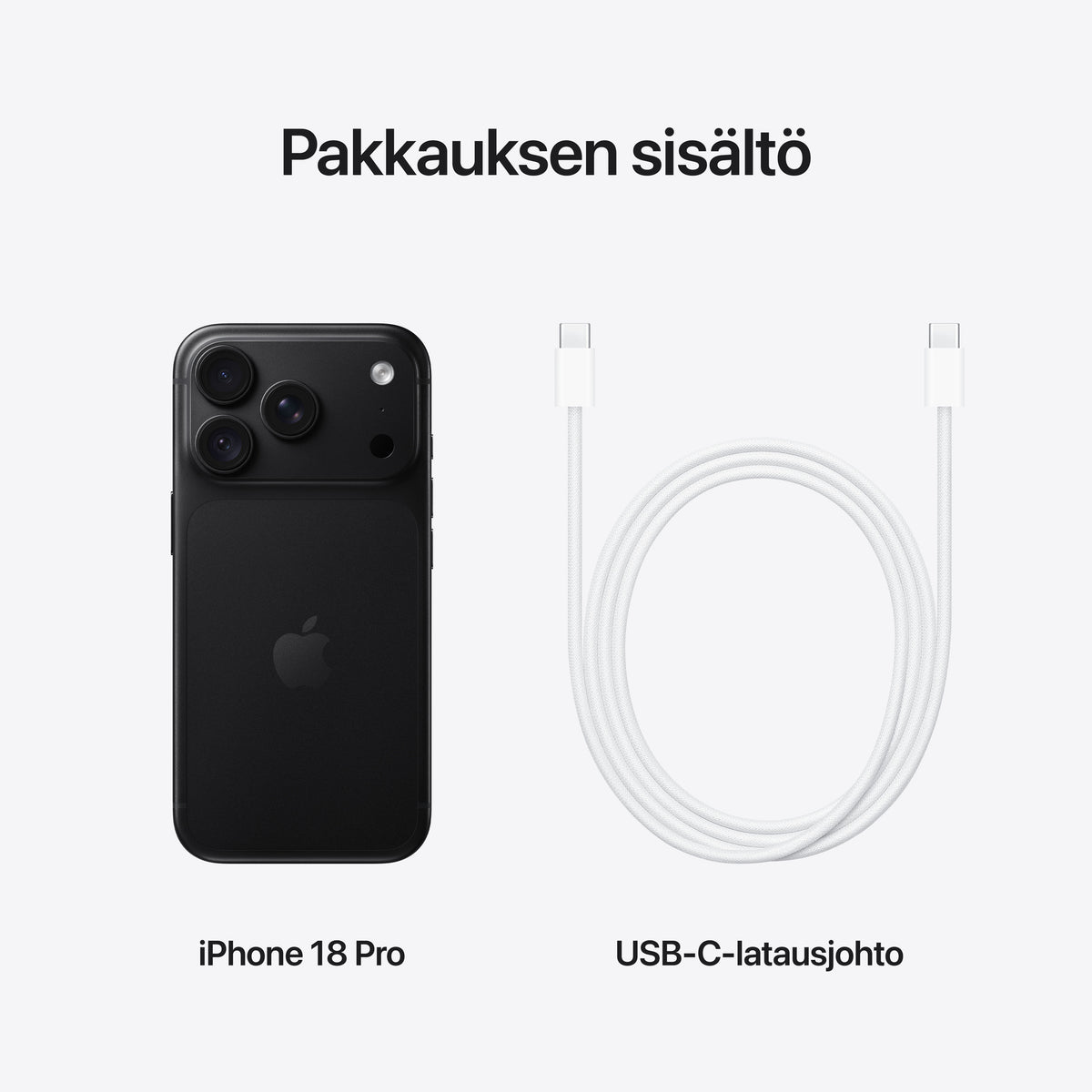 Apple iPhone 18 Pro 1 Tt puhelin, musta
