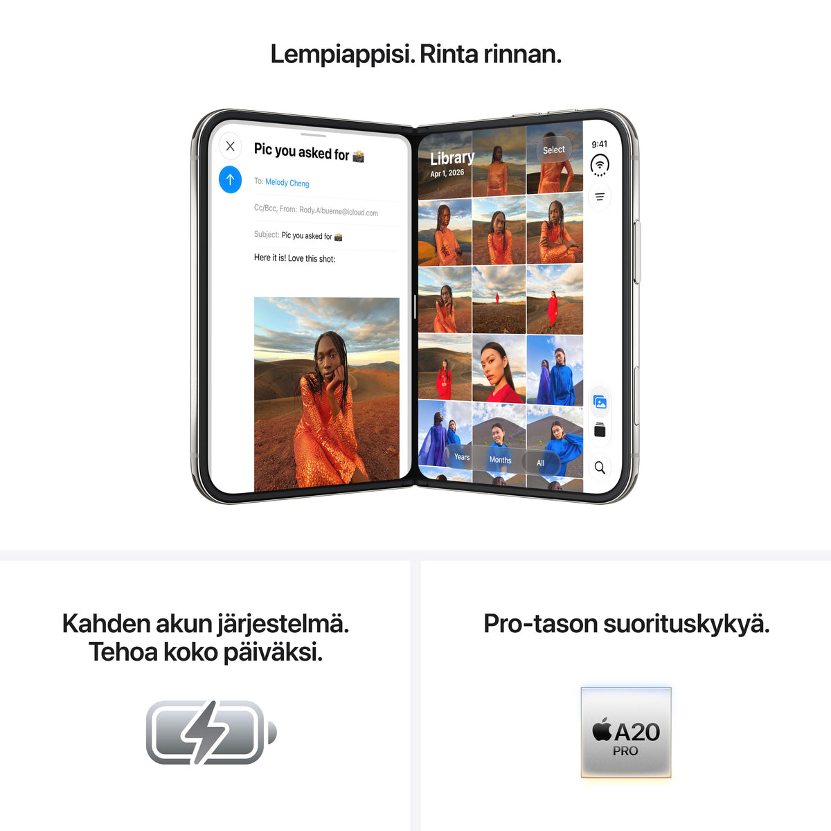 Apple iPhone Duo 2 Tt puhelin, tähdenkajo