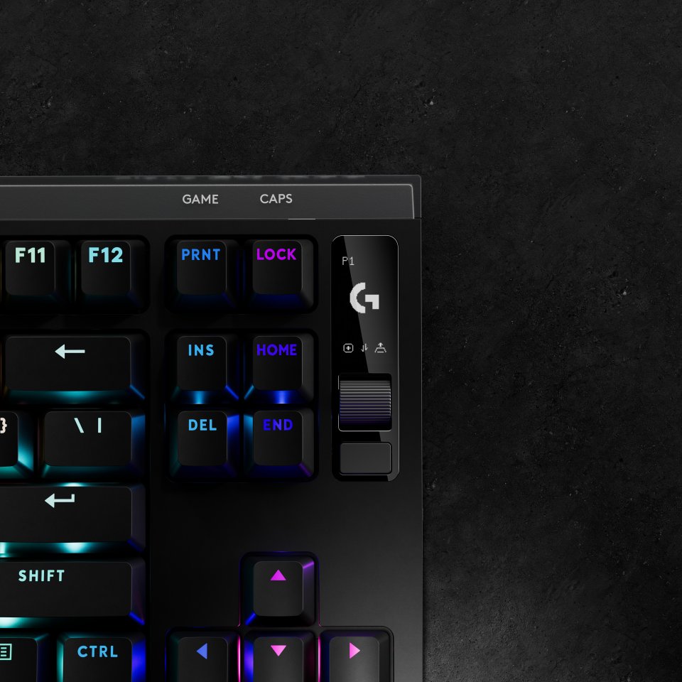 Logitech PRO X2 Rapid pelinäppäimistö, musta – 6