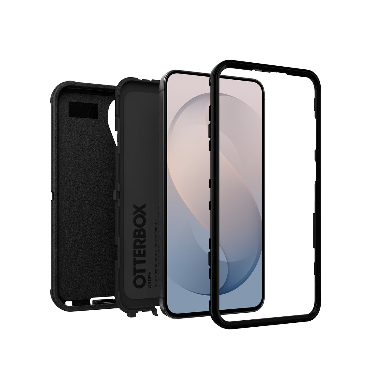 OtterBox Defender Pro Samsung Galaxy S26 FE suojakuori, musta – kuva 3