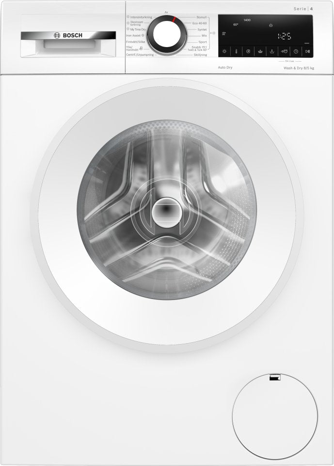Bosch WNA13400SN Serie 4 kuivaava pyykinpesukone, valkoinen