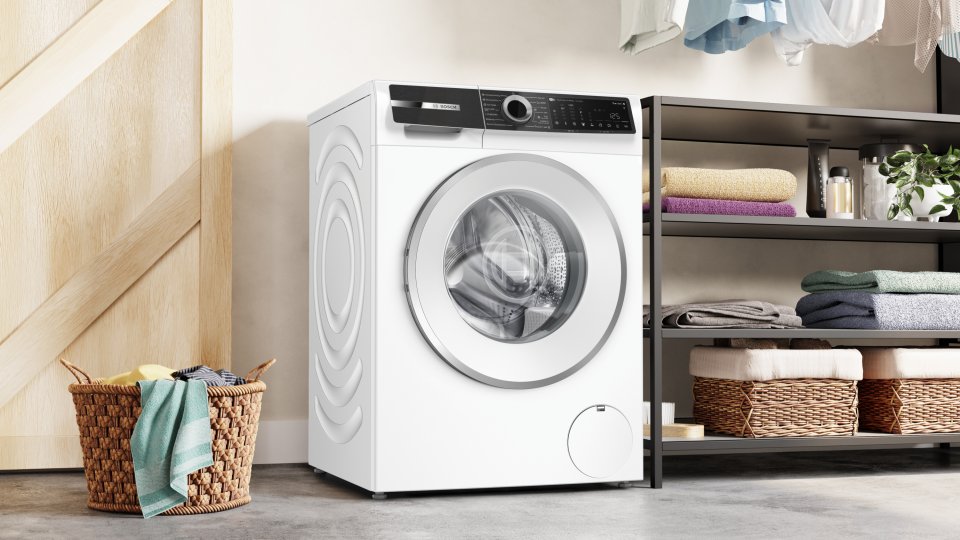 Bosch WNG2541LSN Serie 6 kuivaava pyykinpesukone, valkoinen
