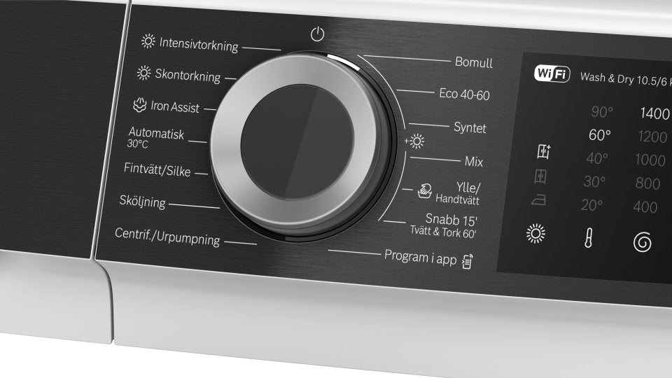 Bosch WNG2541LSN Serie 6 kuivaava pyykinpesukone, valkoinen