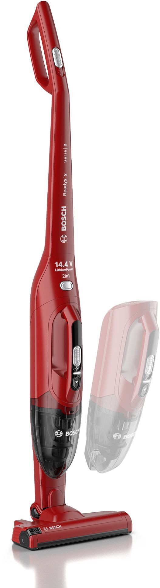 Bosch Serie 2 BBHF214RRB 2in1 käsi-imuri, punainen – 1