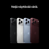Apple iPhone 18 Pro Max 1 Tt puhelin, viininpunainen