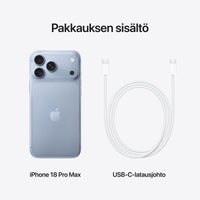 Apple iPhone 18 Pro Max 256 Gt puhelin, jäätikkö