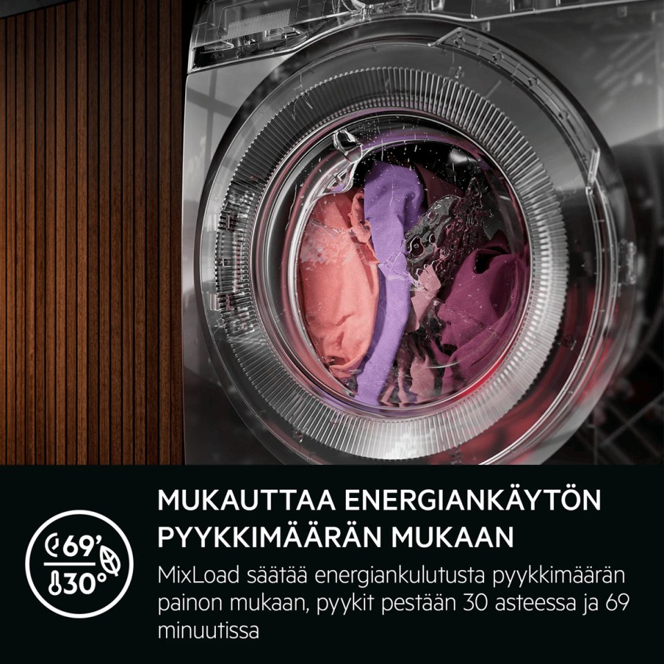 AEG LWR732A96K 7000-sarjan ProSteam kuivaava  pesukone