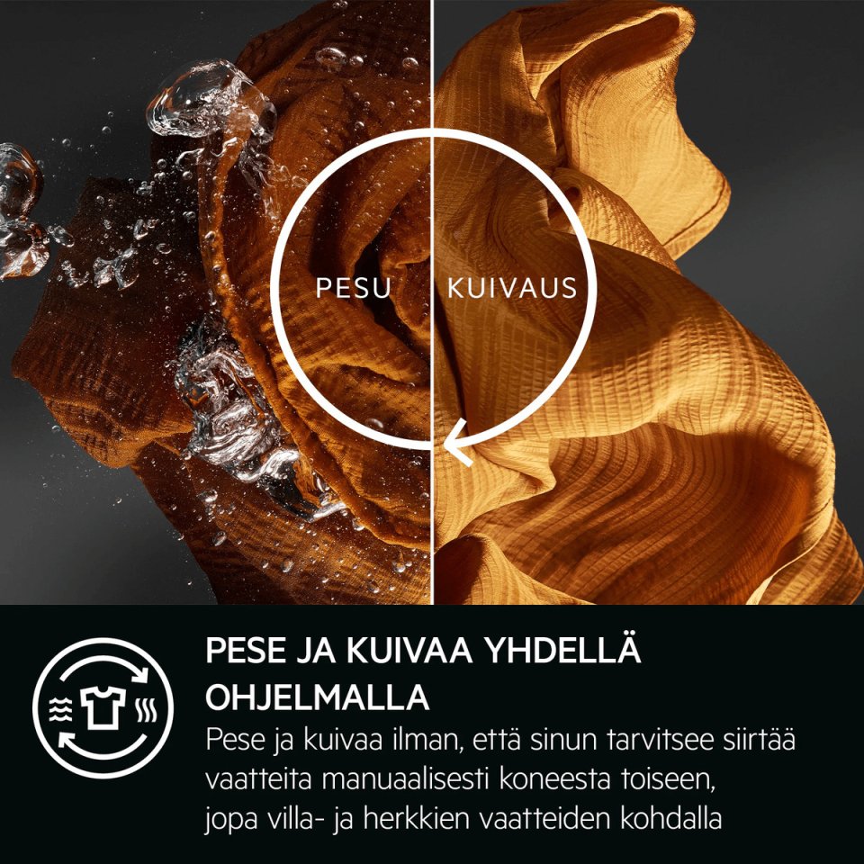 AEG LWT624L96L 6000-sarjan kuivaava pesukone