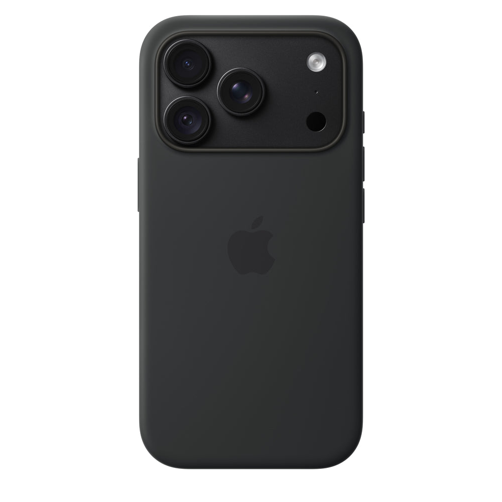 Apple iPhone 18 Pro MagSafe-silikonikuori, musta – kuva 1