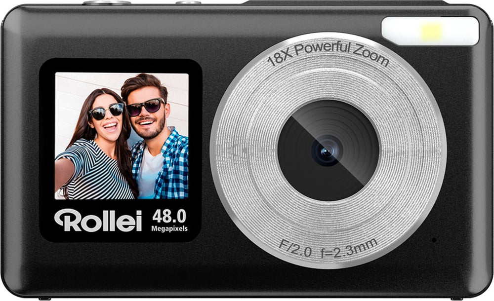 Rollei Compactline Pocket Transparent digikamera, musta – 1