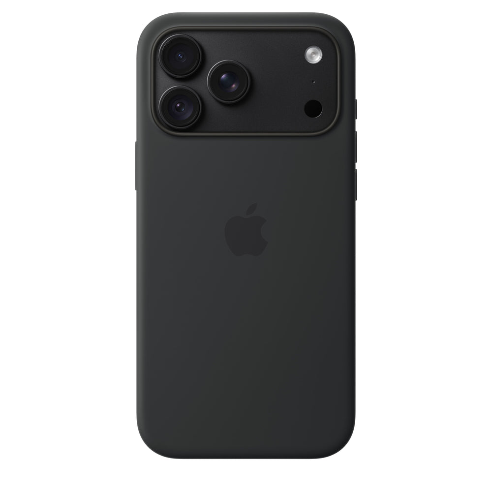 Apple iPhone 18 Pro Max MagSafe-silikonikuori, musta – kuva 1