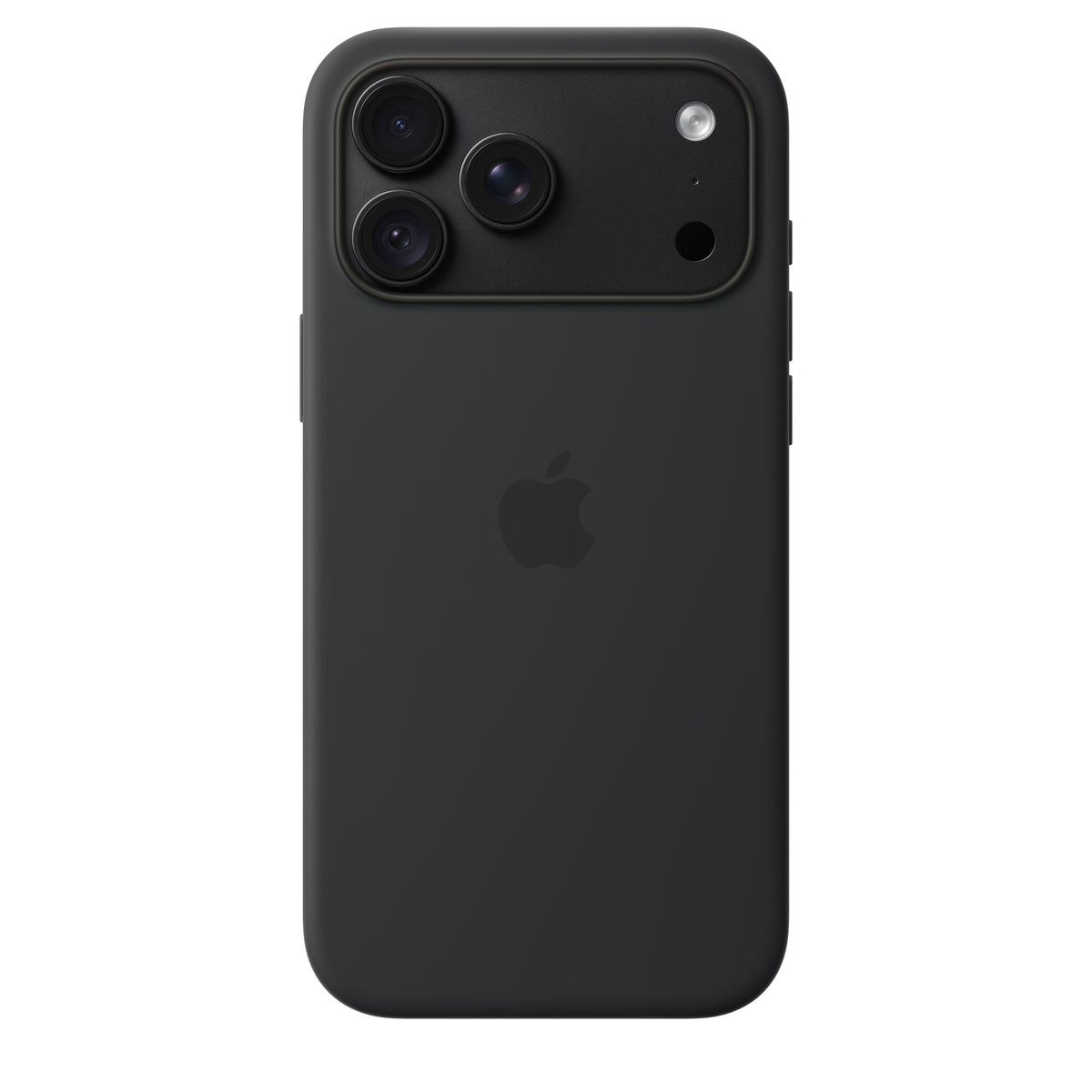 Apple iPhone 18 Pro Max MagSafe-silikonikuori, musta – kuva 1