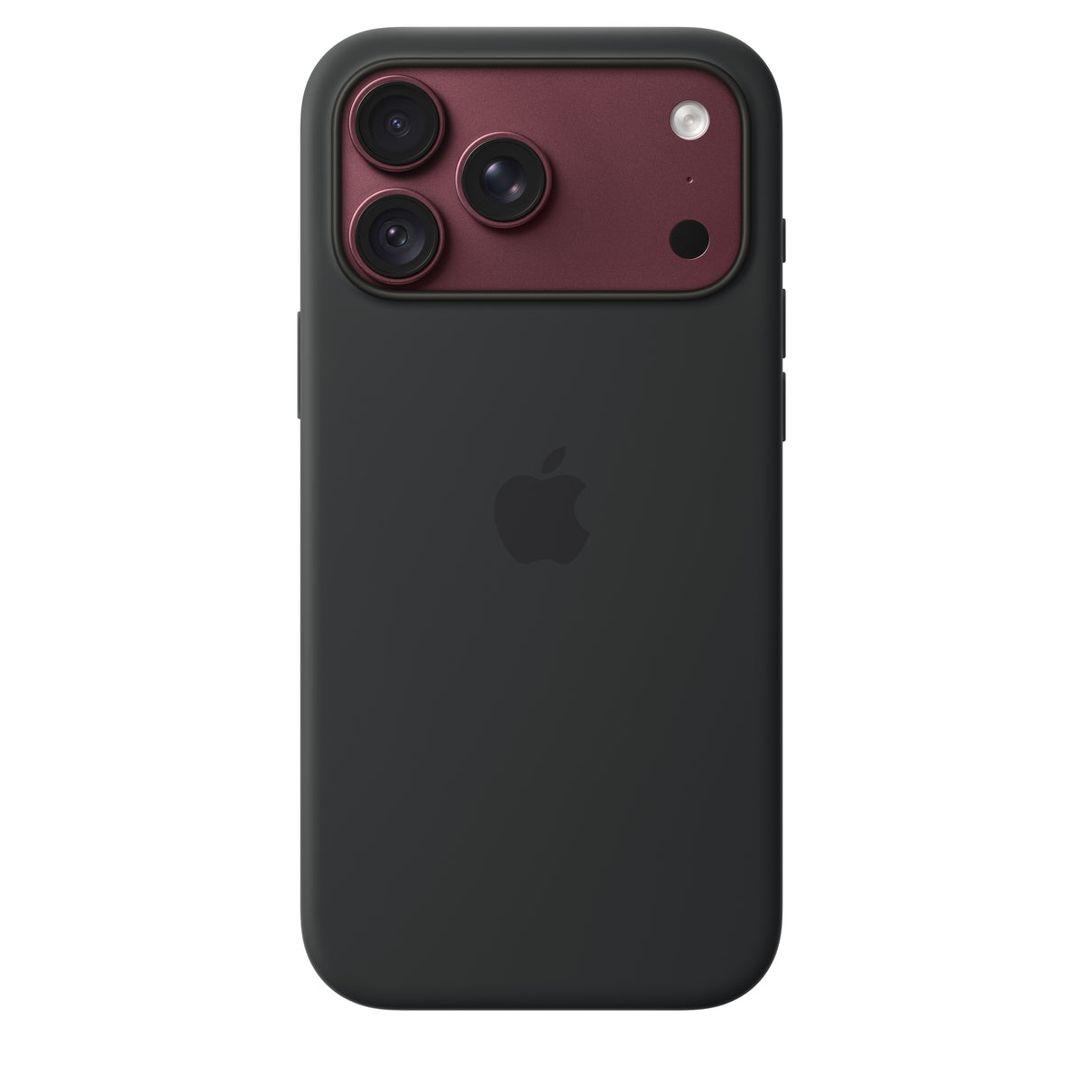 Apple iPhone 18 Pro Max MagSafe-silikonikuori, musta – kuva 2