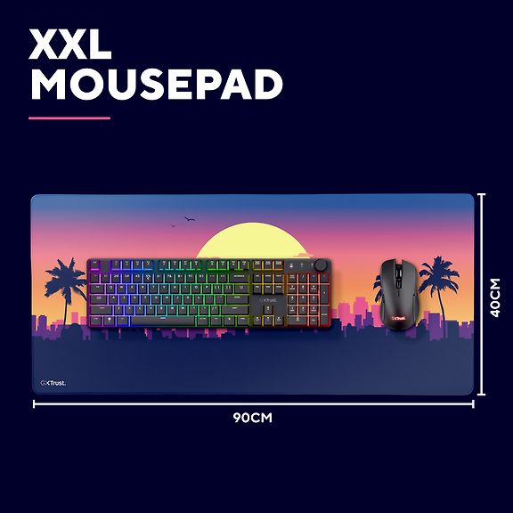 Trust GXT 759M XXL pelihiirimatto, 90 x 40 cm, Miami – kuva 5
