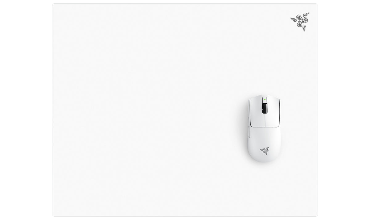 Razer Atlas Pro lasinen hiirimatto, valkoinen – 5