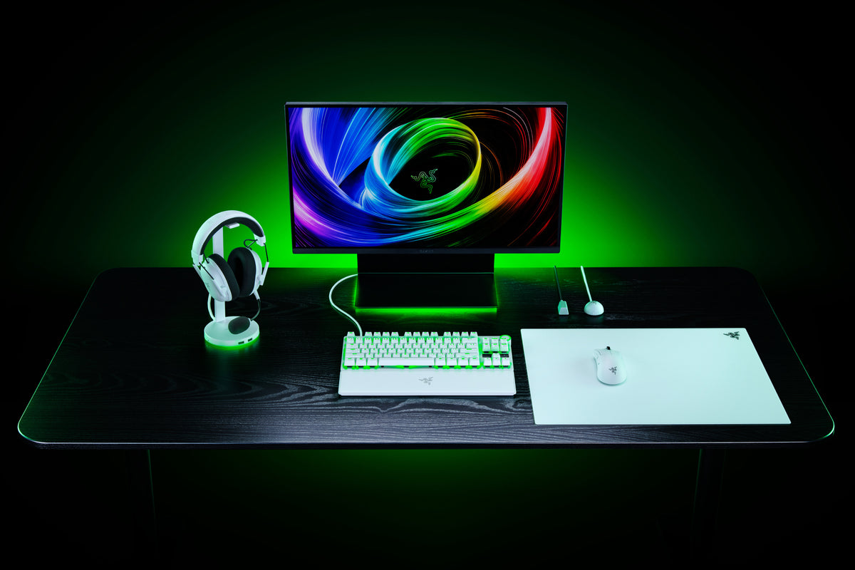 Razer Atlas Pro lasinen hiirimatto, valkoinen – 8
