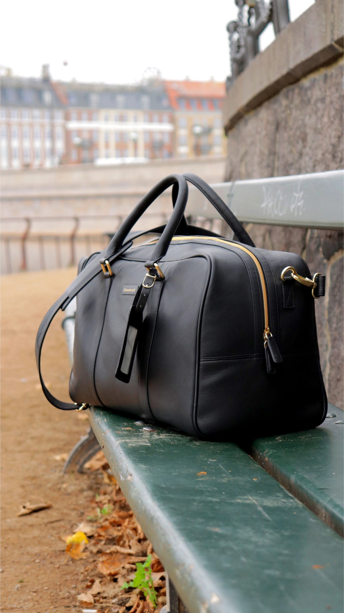 dbramante1928 Verona Weekender matkakassi, musta – 2