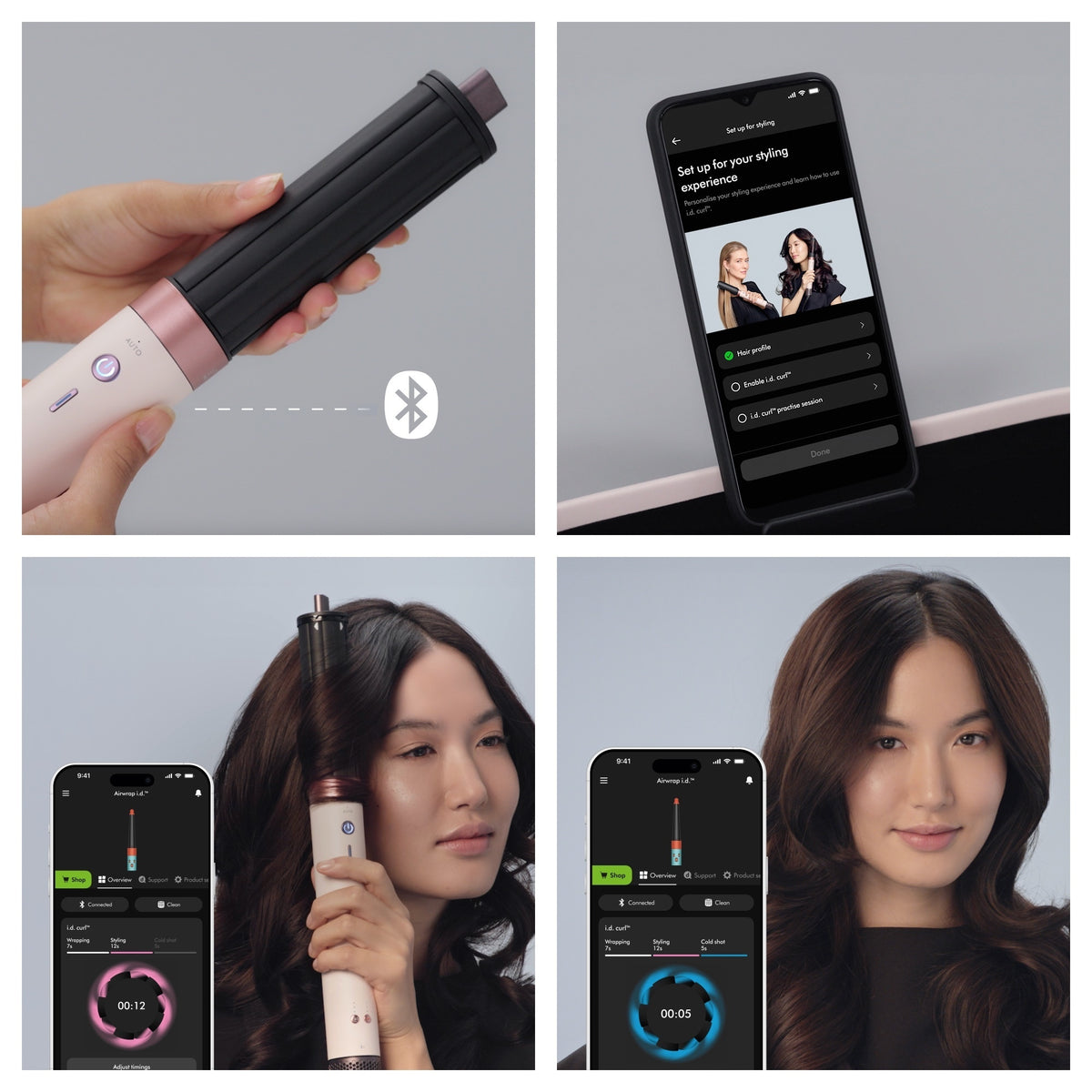 Dyson Airwrap Co-anda 2x Straight+Wavy multi-styler ja hiustenkuivaaja, Plum Copper