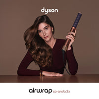 Dyson Airwrap Co-anda 2x Straight+Wavy multi-styler ja hiustenkuivaaja, Plum Copper