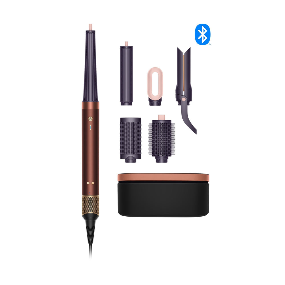 Dyson Airwrap Co-anda 2x Straight+Wavy multi-styler ja hiustenkuivaaja, Plum Copper