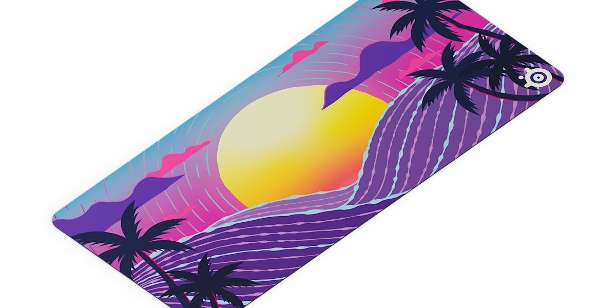 Steelseries QcK XXL Neon Sunset hiirimatto – 1
