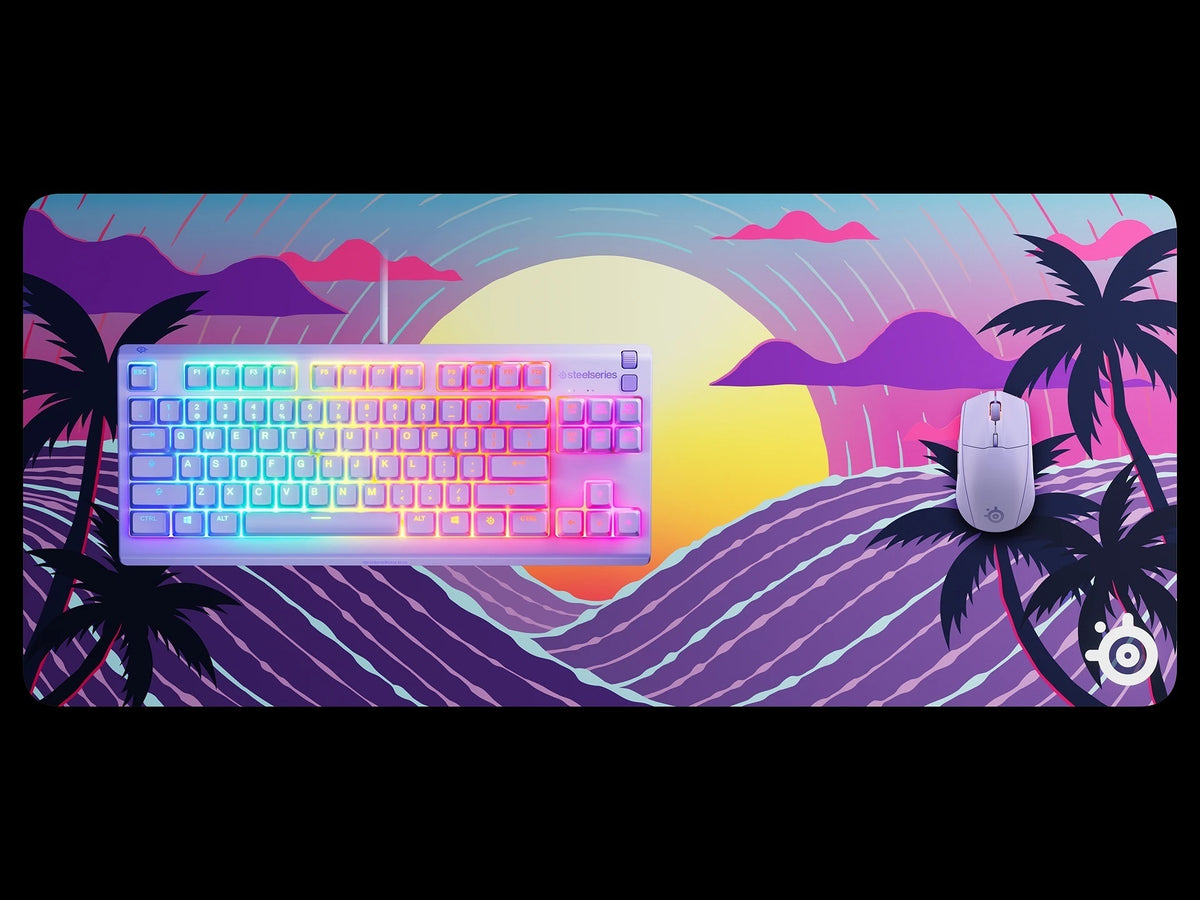 Steelseries QcK XXL Neon Sunset hiirimatto – 3