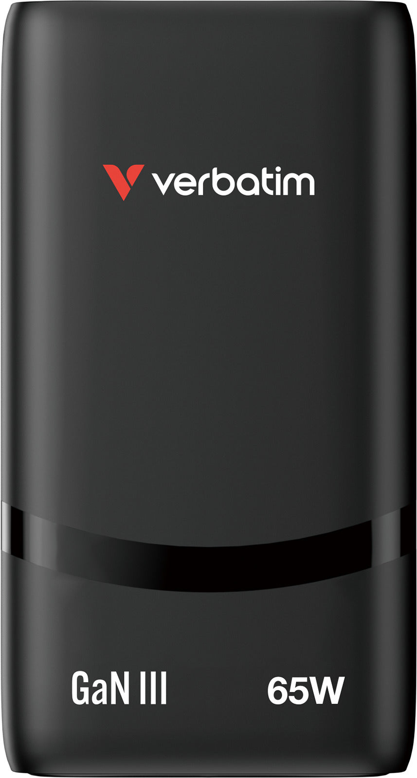 Verbatim Fold'n'Go 65W GaN taitettava laturi, musta – 2