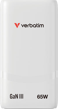 Verbatim Fold'n'Go 65W GaN taitettava laturi, valkoinen – 2