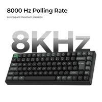 Keychron K2 Ultra 75% 8K Wireless näppäimistö, Black Apex, punaiset kytkimet – 10