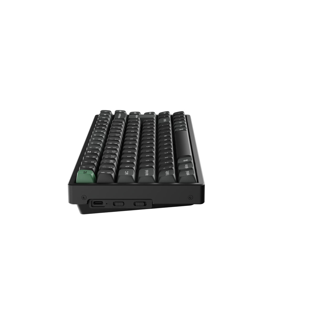 Keychron K2 Ultra 75% 8K Wireless näppäimistö, Black Apex, punaiset kytkimet – 6
